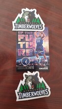 2 of Minnesota Timberwolves themed Car Decal Sticker basketball collectable