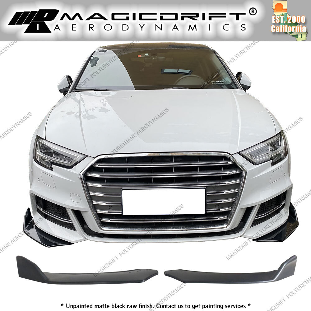 Car Accessories 6Pcs/Set Carbon Fiber Universal Fit Front Bumper Lip ...