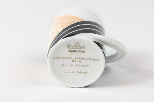 Rosenthal Espresso Sammeltasse Nr. 5 U.u.K. Scheid (Studioline Germany) - Bild 3 von 4