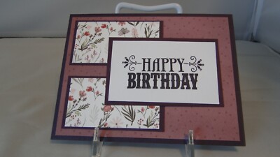 Stampin Up Card Kit Set Of 4 "Happy Birthday" cards #D2 - Elegant ...