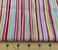 2007 Multicolor Stripe 32  X 44  100 cotton fabric 2023