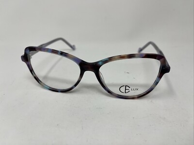  CIE LUX EYEWEAR 223 3 TORTOISE PURPLE 54-16-140 EYEGLASSES  X64