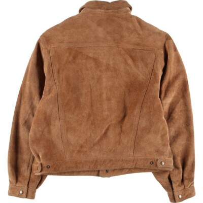 GAP Vintage 90s Suede Leather Jacket Men's M G-Style Denim GAP Vintage 90s Suede Leather Jacket Men's M G-Style Denim
