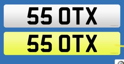 55 OTX (Dateless number Plate)