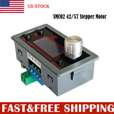 SMC02 42/57 Stepper Motor Speed Controller Driver Forward Reverse LCD Module NEW