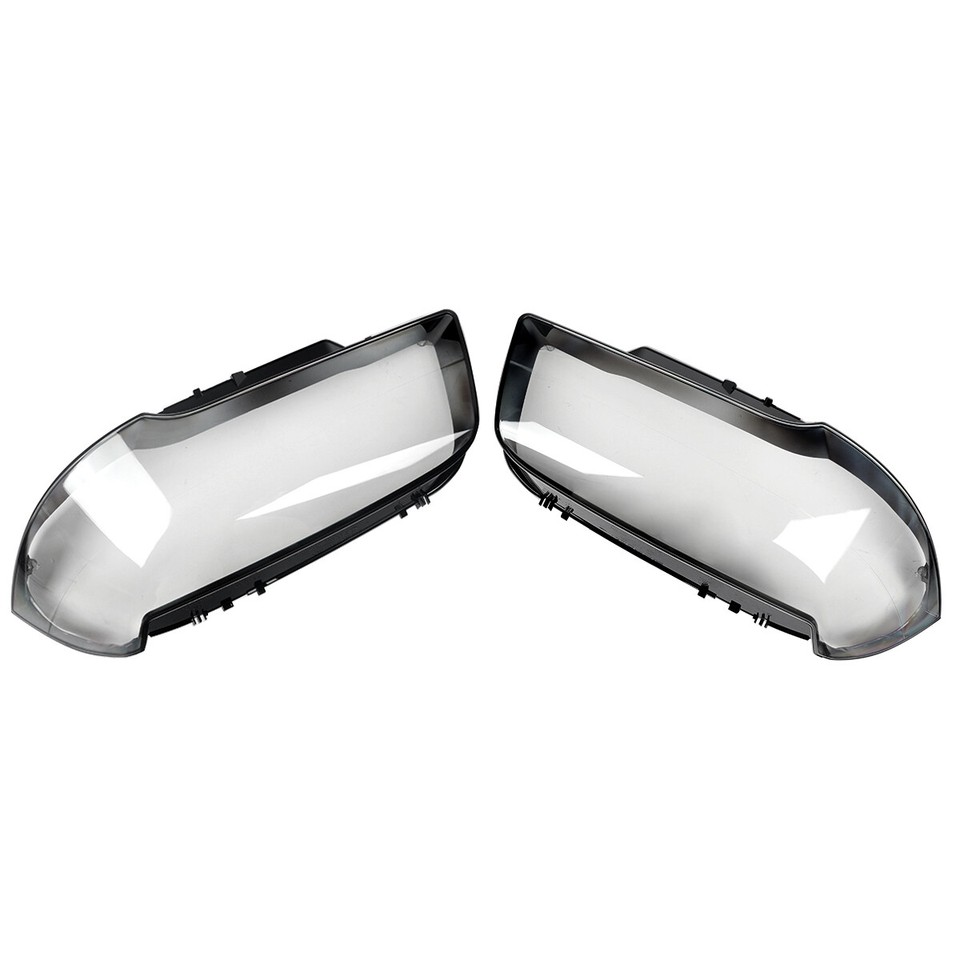 Pair Clear Headlight Lens Covers For BMW E92 E93 Coupe M3 – 2006-2010 – Left & Right