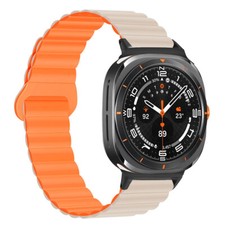 Silicone Band For Samsung Galaxy Watch Ultra 47mm Magnetic Loop Wristbands Strap