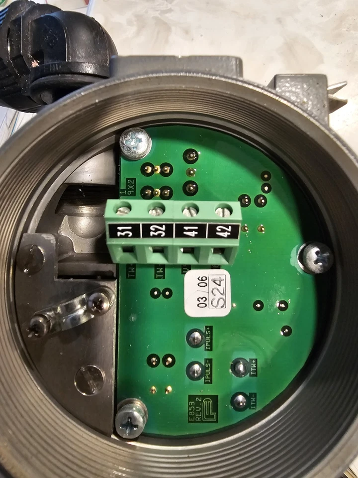 1 1/2  150# FLANGE ABB TRIO-WHIRL FLOWMETER 14 TO 46 VOLT 4-20 MA OUT - Image 4 of 4