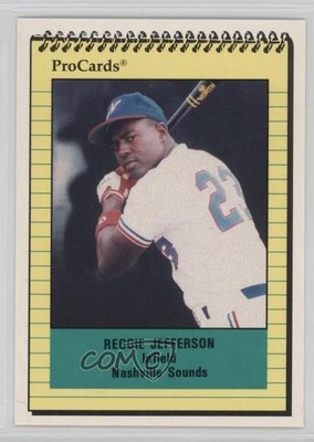 1991 ProCards Minor League Reggie Jefferson #2164 0n8