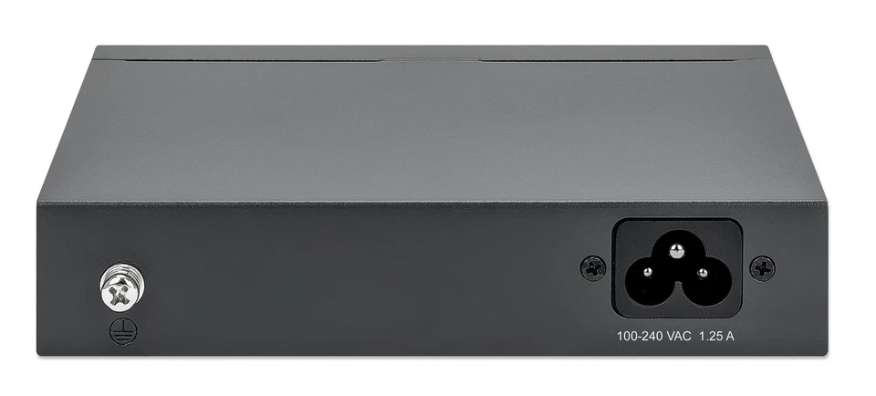 Intellinet 5-Port Gigabit Ethernet PoE+ Switch - Image 3 of 4