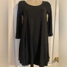 NWOT American Eagle Black Midi Dress Size XS Oversized
