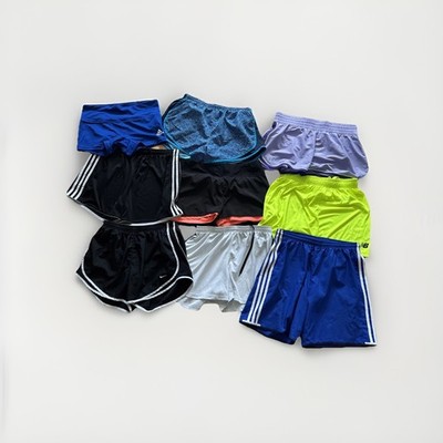 Nike Tempo Under Armour Adidas Mixed Running Shorts Size Large Lot Of 10 Gym