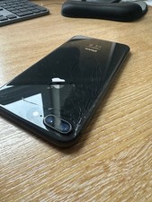Apple iPhone 8 Plus 256GB, Black, Unlocked cracked