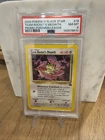 2000 POKEMON PROMO BLACK STAR POKEMON LEAGUE #18 TEAM ROCKET'S MEOWTH PSA 8
