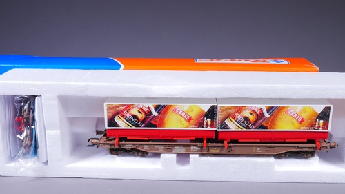 H0 DC Roco 47014 Taschenwagen Sdgmns DSB "CERES" in OVP #NP_800 | Zustand: Gebraucht