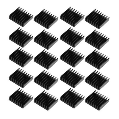 Kühlkörper Modul Set 20 Stück Aluminium 20mm für PC-Chips Elektrische Geräte