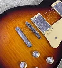 New electric guitar HH pickups Flame maple top Chrome hardware Hot sale