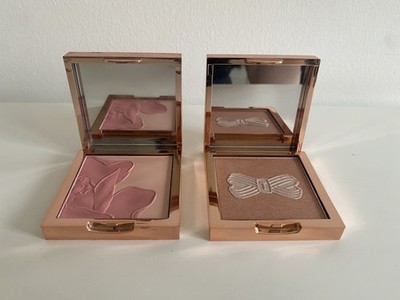 Ted Baker London Blush Palette & Bronze Highlighter Compact Set Rose Gold Neu