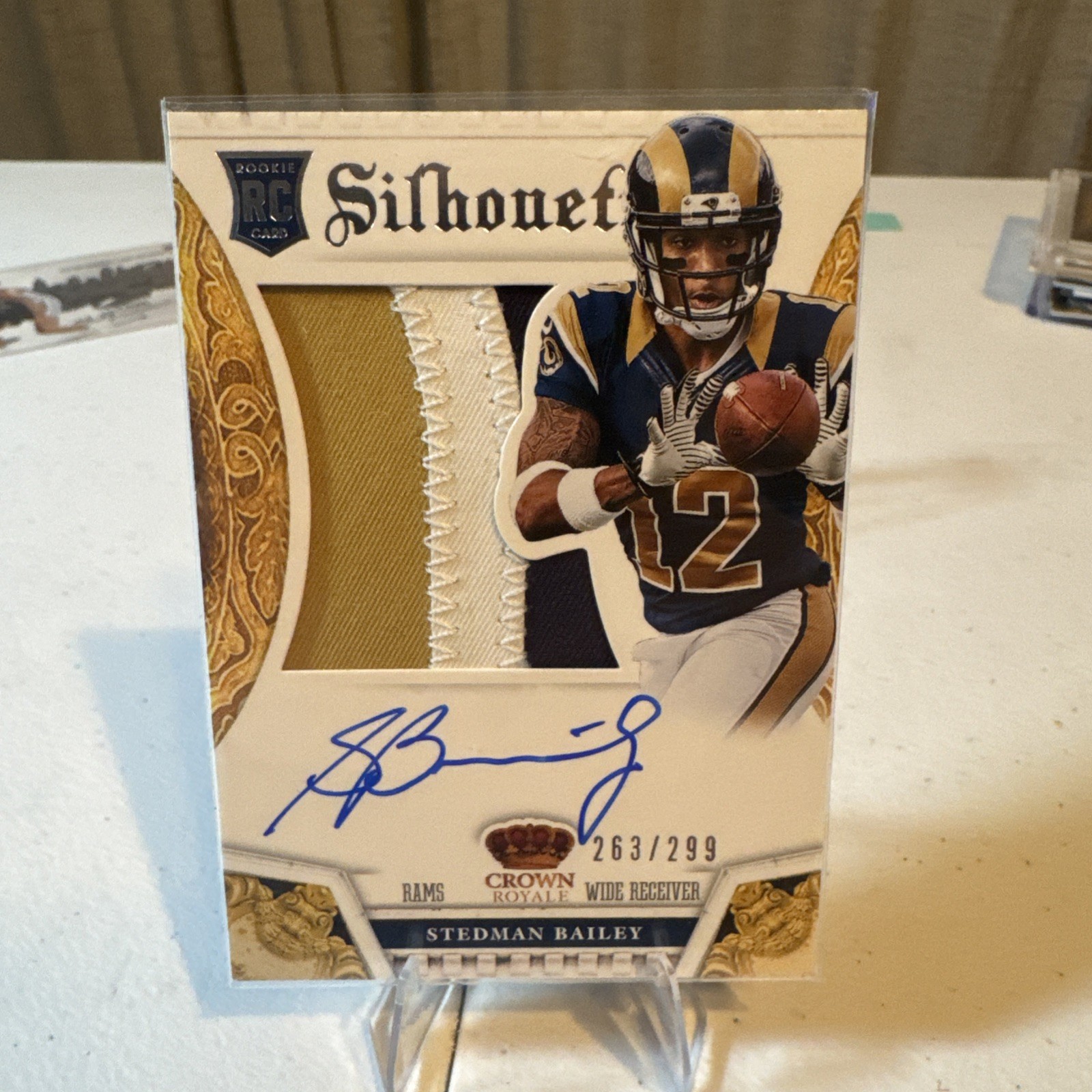 Stedman Bailey Panini Crown Royale #233 Jersey Autograph
