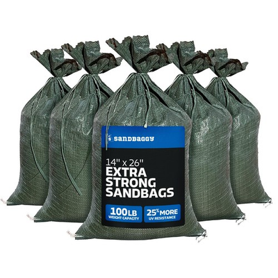 #ad Military Style OD Heavy Duty Sandbag Sand Bags 26quot; x 14quot; Sandbags Poly Bags $456.33