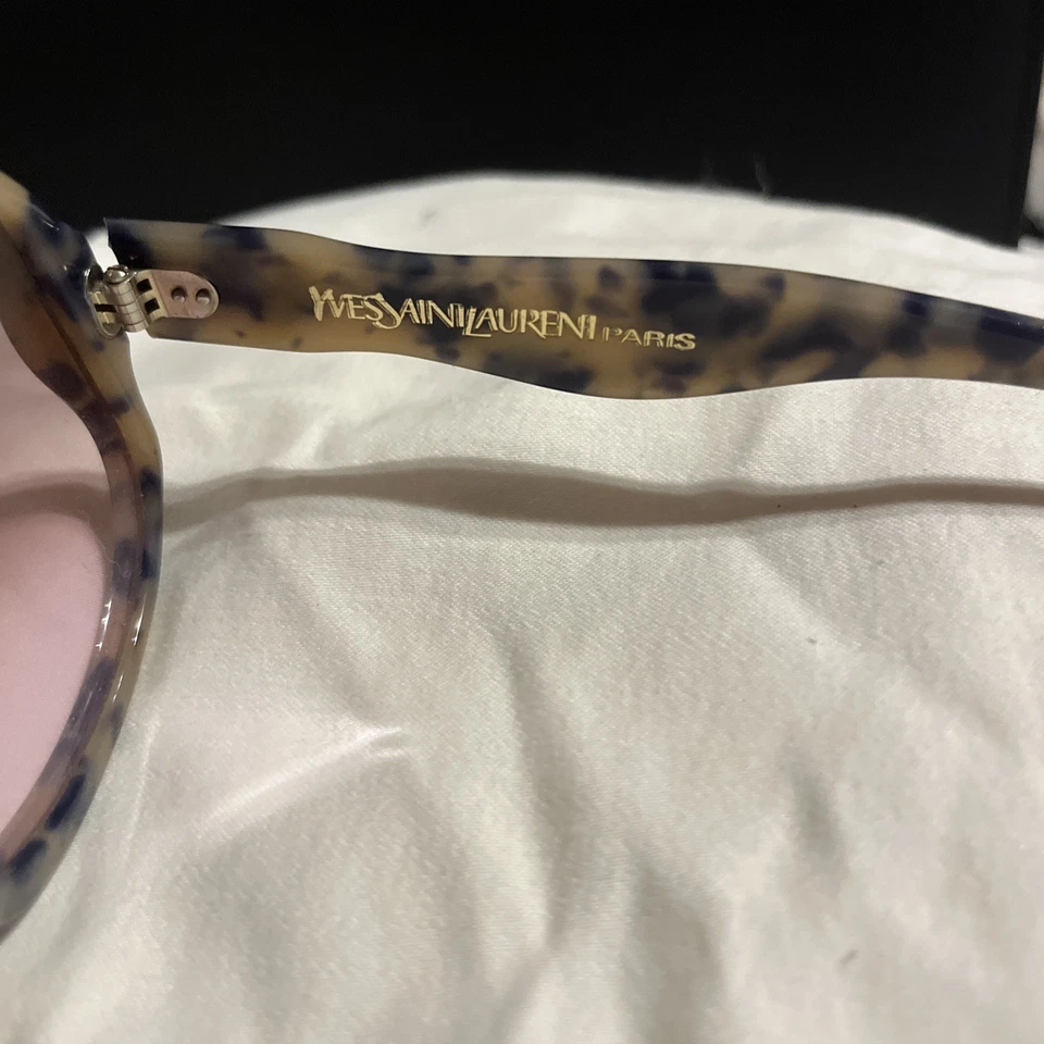 Gafas de sol de colección unisex de gran tamaño años 70 YSL Yves Saint Laurent 549 Francia marcos Foto 3 de 4