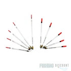 10 - 50 Pack Waggler Crystal Clear Poses Clear Floats