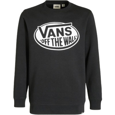 Vans Jungen Kinder Classic Off The Wall Rundhals Langarm T-Shirt Tee Oberteil schwarz