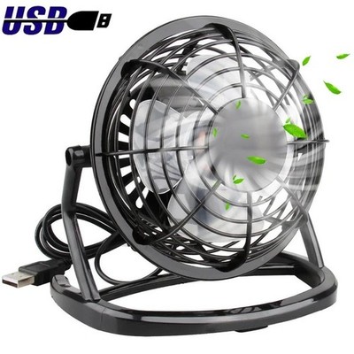 Portable USB Fan Mini Desk Table Air Cooling Desktop Personal Adjustable Cooler