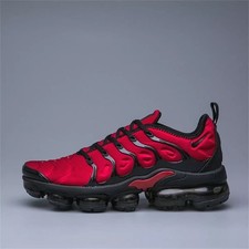 New Nike Air VaporMax TN Plus Red Black Running Men's Shoes  