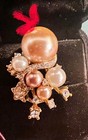 LADIES STATEMENT RING PEARLS AND CZ'S  SIXE 6.5 — photo 8
