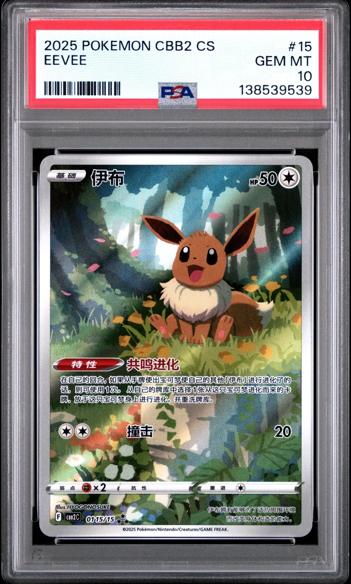 Pokémon Pokémon TCG Grade 10 Chinese Collectible Individual Card