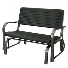 Outdoor Patio Swing Porch Rocker Glider Bench Loveseat Garden Seat Steel New