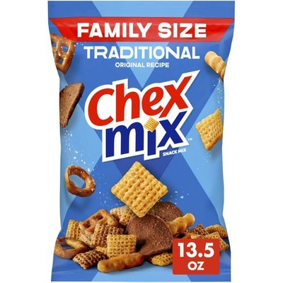 Chex Mix Traditional Original Recipe Snack Mix, Savory 13.5 Ounce (Pack of 1)