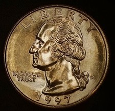 🔥 BU 1997-D WASHINGTON QUARTER
