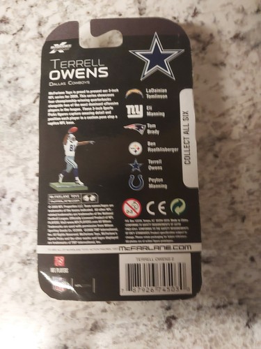 2009 McFarlane Football 3-Inch Series 6-7 #40 Terrell Owens Actionfigur - Bild 2 von 2