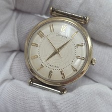 Orologio uomo vintage anni 50 Hamilton elettrico mare-elettrico oro giallo riempito cal 500