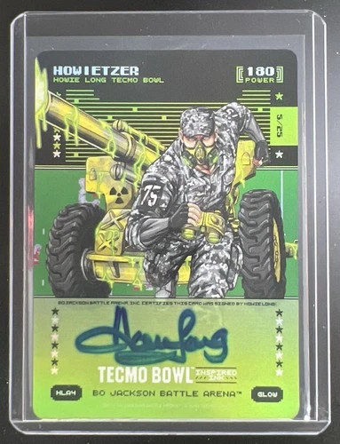 2026 Bo Jackson Battle Arena Tecmo Bowl Howietzer Glow Auto /25