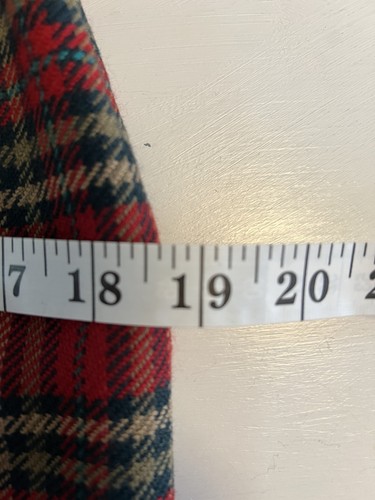 Vintage Wolle Kaschmir Rock Ellen Tracy Linda Größe Small/6 Schottenkaro 22" L Anzug - Bild 7 von 9