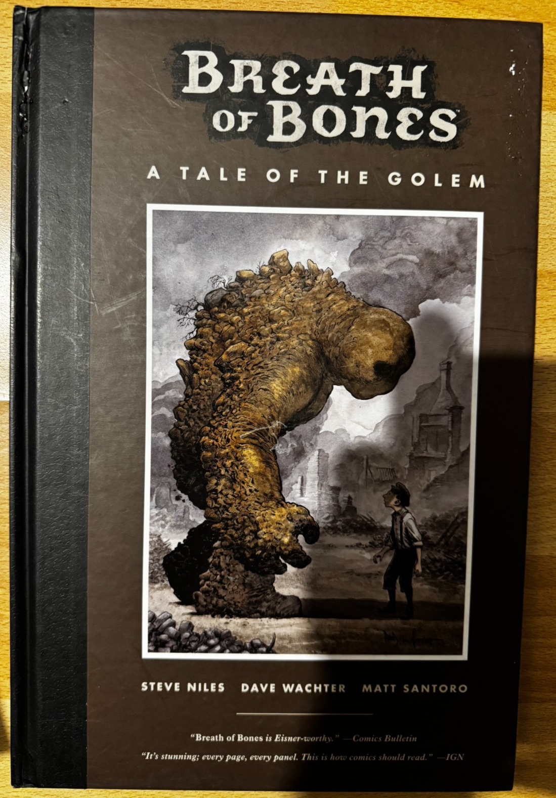 Breath of Bones Hardback Hardcover Graphic Novel Dark Horse Comic Niles Wachter