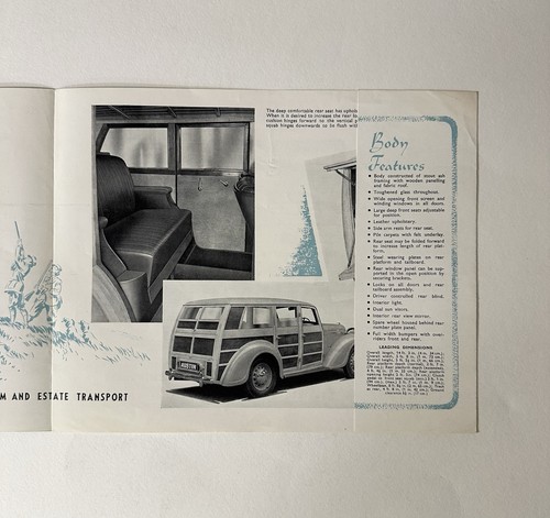 AUSTIN COUNTRYMAN 16HP SHOOTING BRAKE Sales Brochure c1948 #346/D - Picture 2 of 2