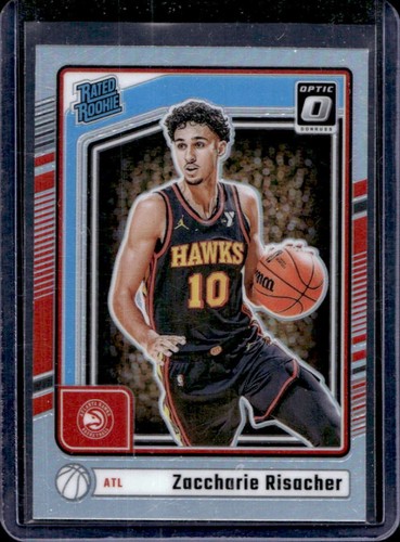 2024-25 Panini Donruss Optic Zaccharie Risacher Holo Prizm RC Rated Rookie #268