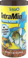 TetraMin Plus Tropical Flakes, Cleaner and Clearer Water Formula 7.06 Ounce Pac