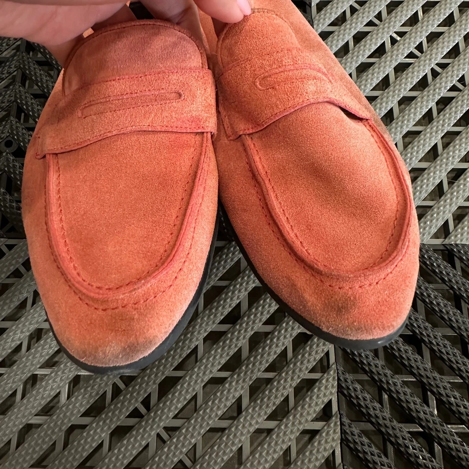 Andre Assous Coral Suede Leather Slip On Loafers Flats Women's Size 7 M - Image 2 of 4