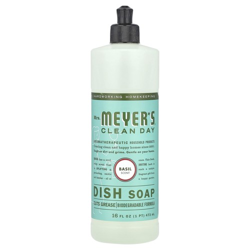 Dish Soap, Basil Scent, 16 fl oz (473 ml)