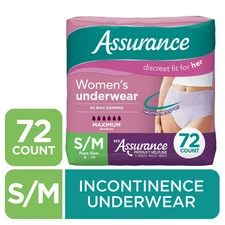 Assurance-Women's Incontinence Postpartum Underwear Small Medium Maximum A-US