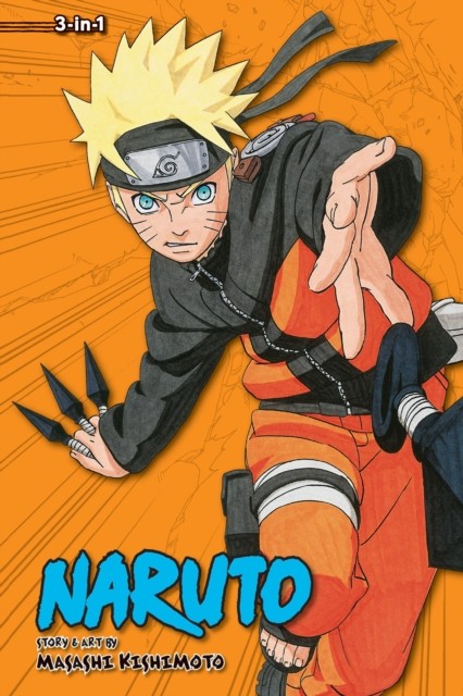 Naruto 3in1 Edition Vol. 10 by Masashi Kishimoto PAPERBACK 9781421564746