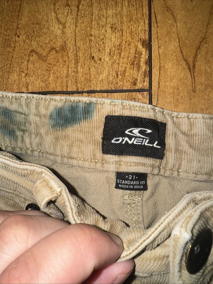 Pantalones de pana vintage O’Neill para hombre 30x32 topo surf skate estilo Y2K Foto 3 de 4
