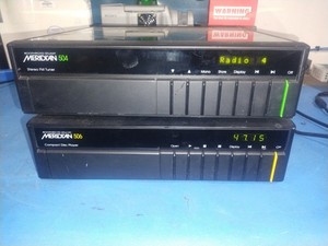 Meridian 504 Hi FI Stereo FM Tuner/ Meridian 506 Compact Disc Player.