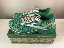NEW Brooks Ghost 15 Run Lucky St. Patrick’s Day Shamrocks Men’s Shoes - Sz 9.5