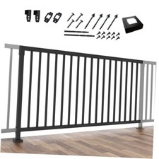 CR Fence & Rail Vertical Guard Rail Kit, 6'Wx3'H Deck Railing Balusters Set 